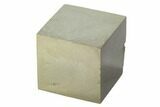 Shiny, Natural Pyrite Cube - Navajun, Spain #118309-1